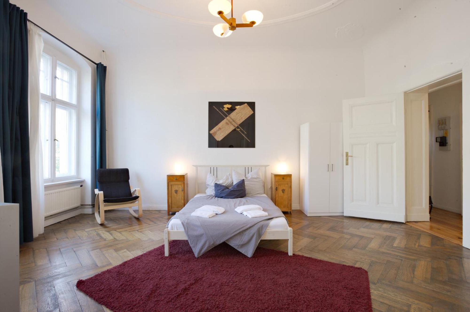 Elegante Altbauwohnung Berlín Exterior foto
